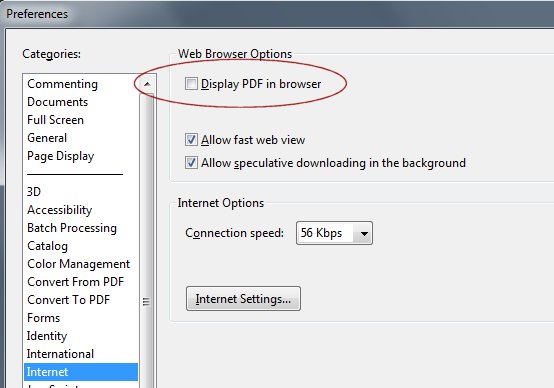 Adobe Reader Can Uncheck Display Pdf In Browser